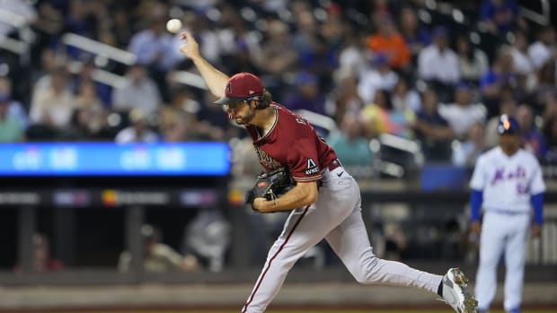 Zac Gallen laboring through five rough innings against Mets in Citi Field September 13, 2023